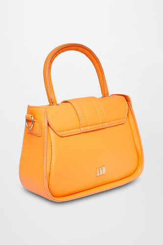 Orange Regular Textured Sling Bag, , image 3